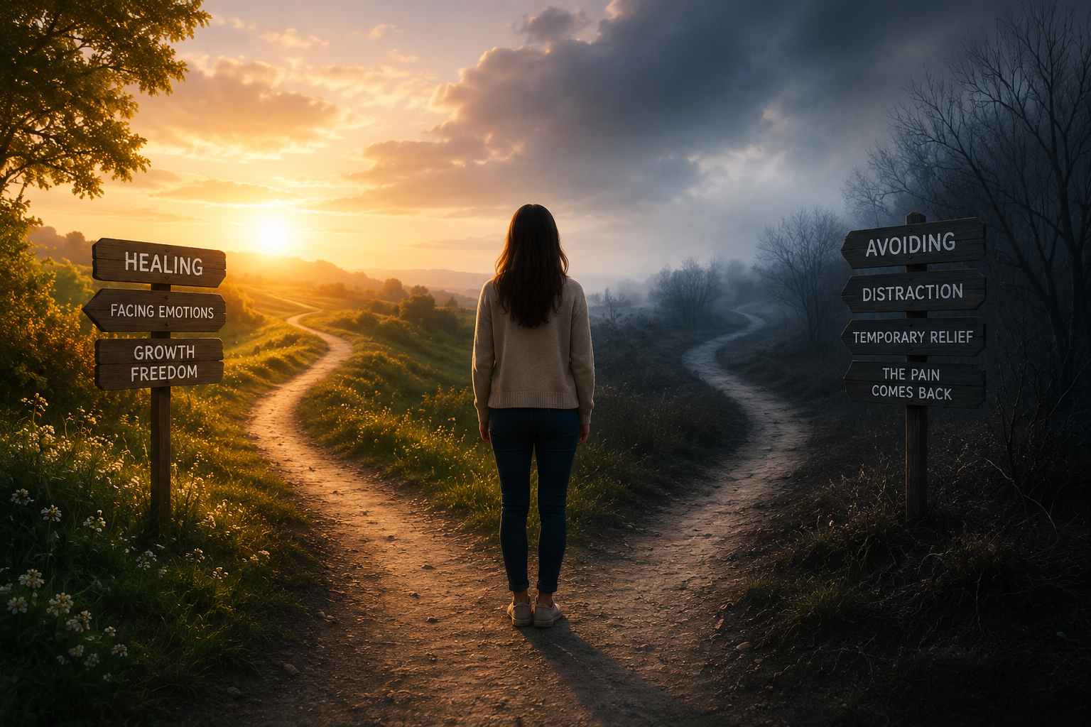The Difference Between Healing and Avoiding