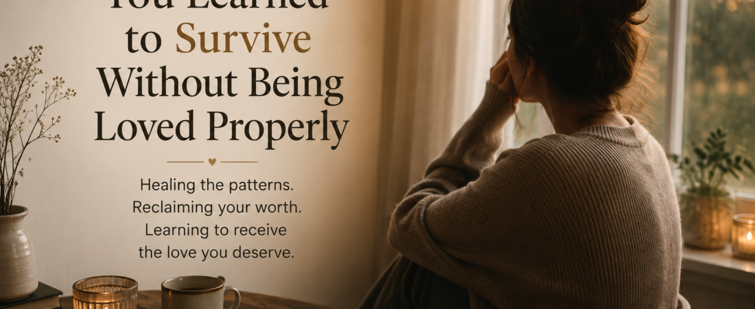 You Learned To Survive Without Being Loved Properly