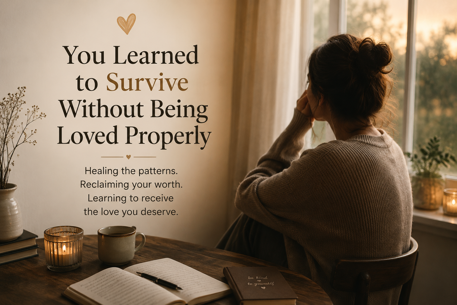 You Learned To Survive Without Being Loved Properly