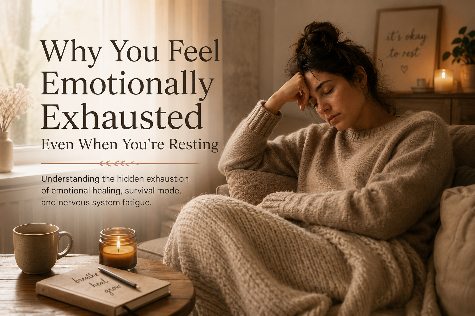 Why You Feel Emotionally Exhausted Even When You’re Resting