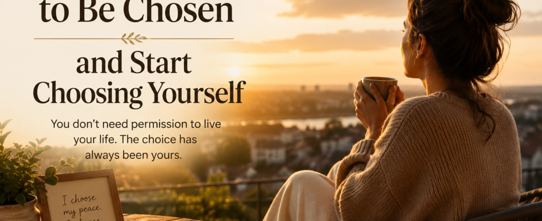 Stop Waiting to Be Chosen and Start Choosing Yourself