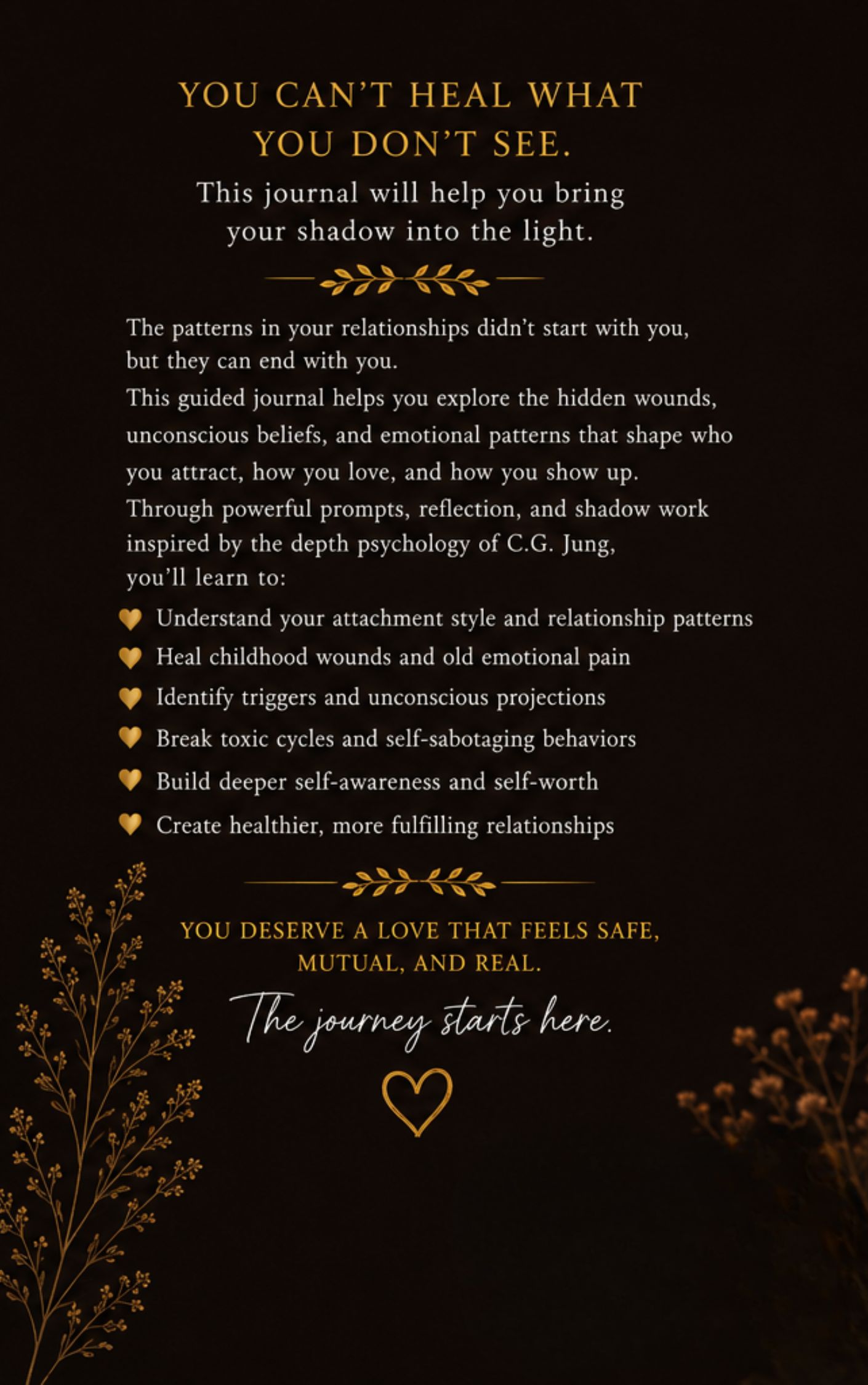 Self-Worth Journal : You Were Never Hard to Love PDF - Image 2