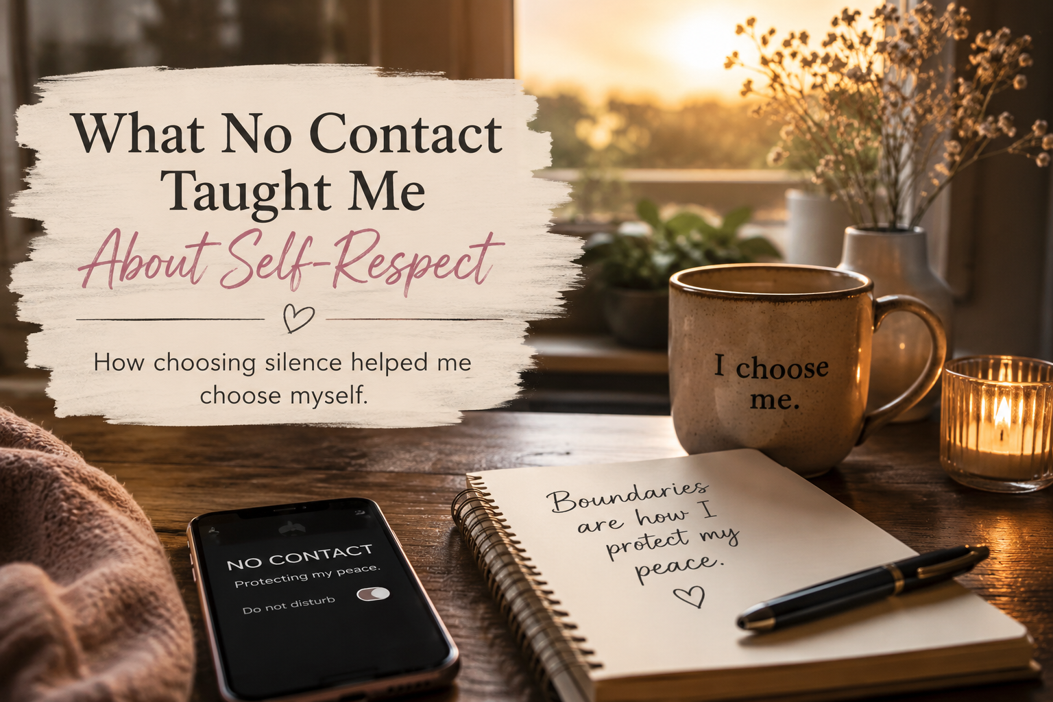 What No Contact Taught Me About Self-Respect